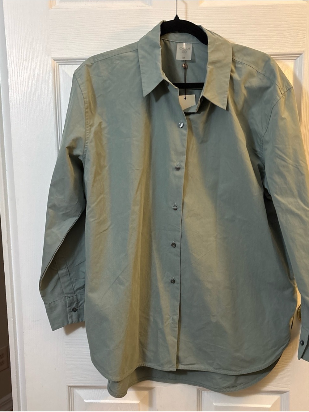 CALIA by Carrie Underwood Sage Green Button-Down Shirt